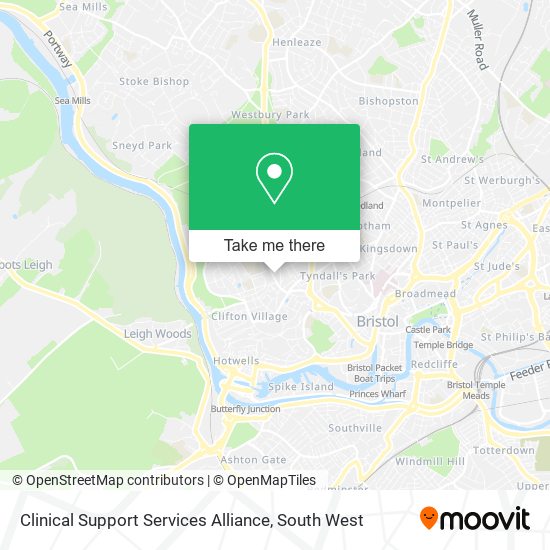 Clinical Support Services Alliance map