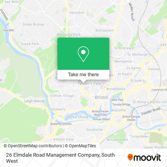 26 Elmdale Road Management Company map