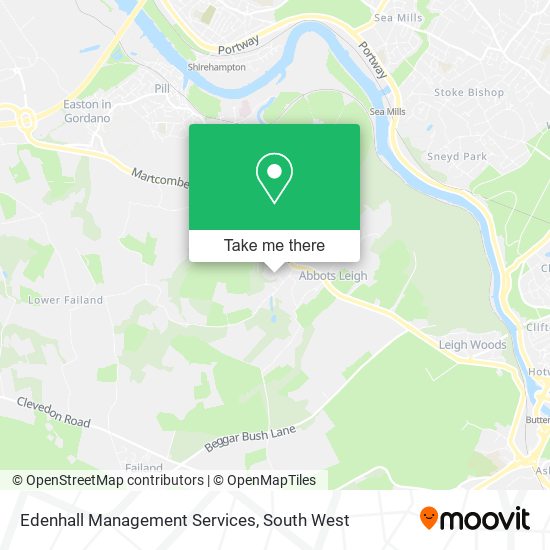Edenhall Management Services map