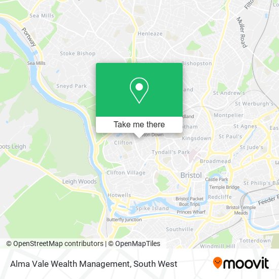 Alma Vale Wealth Management map