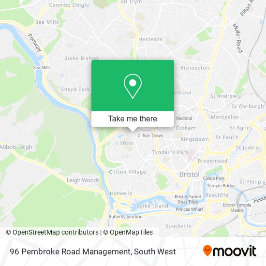 96 Pembroke Road Management map