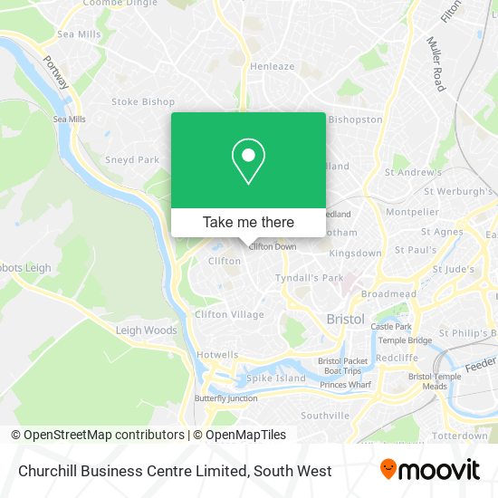 Churchill Business Centre Limited map