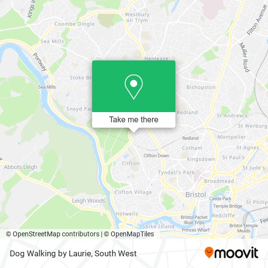 Dog Walking by Laurie map