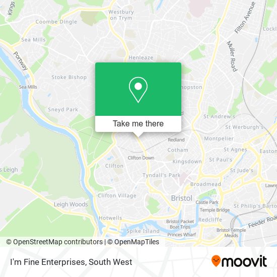 I'm Fine Enterprises map