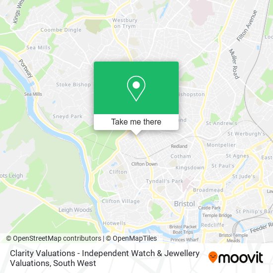 Clarity Valuations - Independent Watch & Jewellery Valuations map