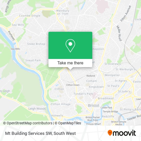 Mt Building Services SW map