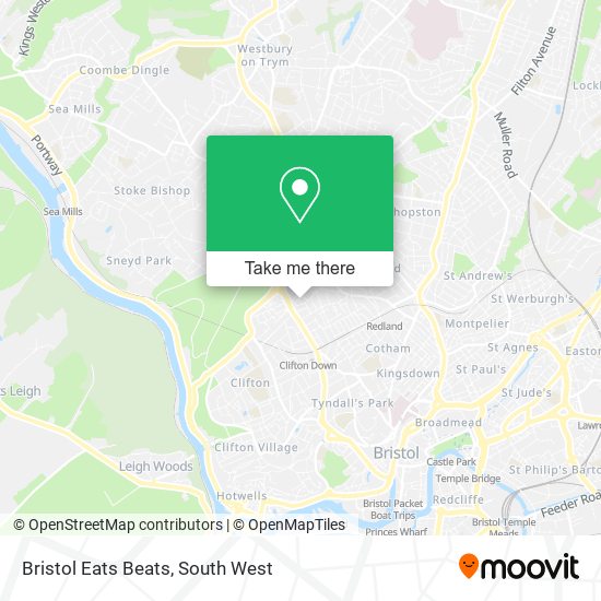 Bristol Eats Beats map