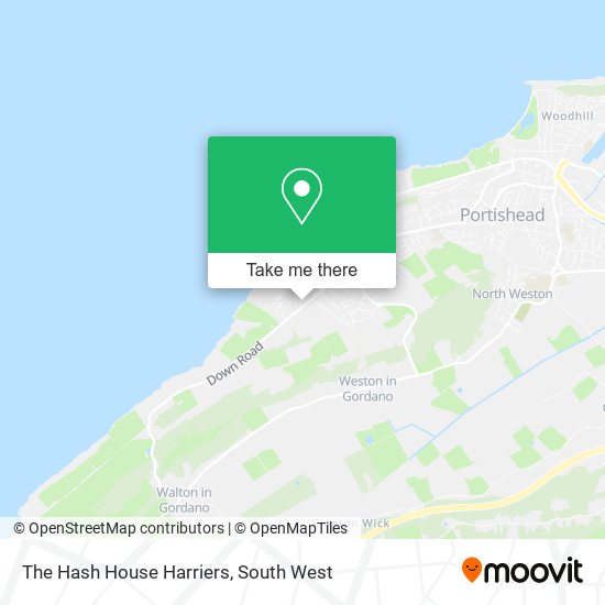 The Hash House Harriers map
