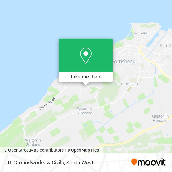 JT Groundworks & Civils map