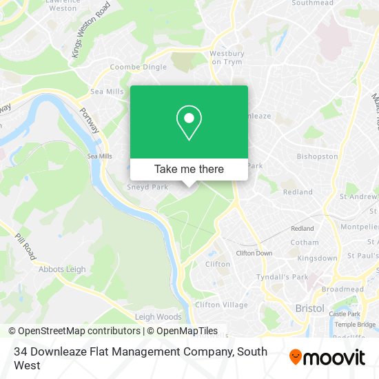 34 Downleaze Flat Management Company map