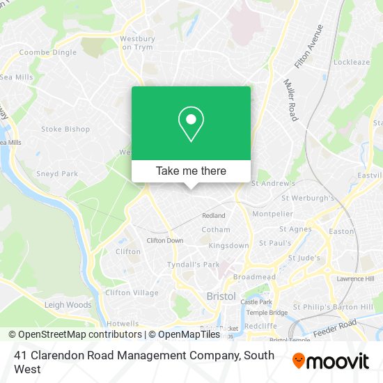 41 Clarendon Road Management Company map