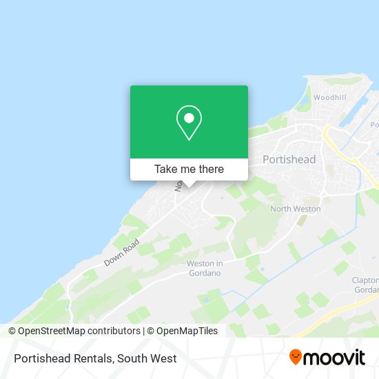 Portishead Rentals map