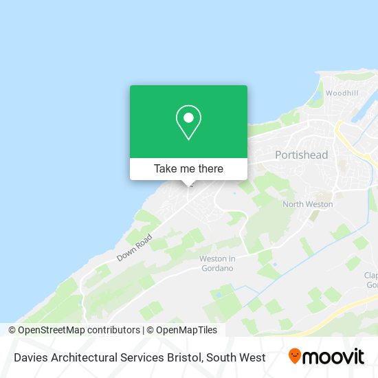 Davies Architectural Services Bristol map