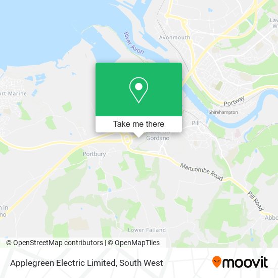 Applegreen Electric Limited map
