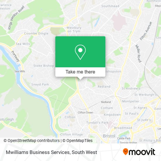 Mwilliams Business Services map