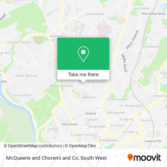 McQueens and Choremi and Co map