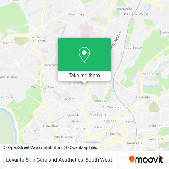 Levante Skin Care and Aesthetics map