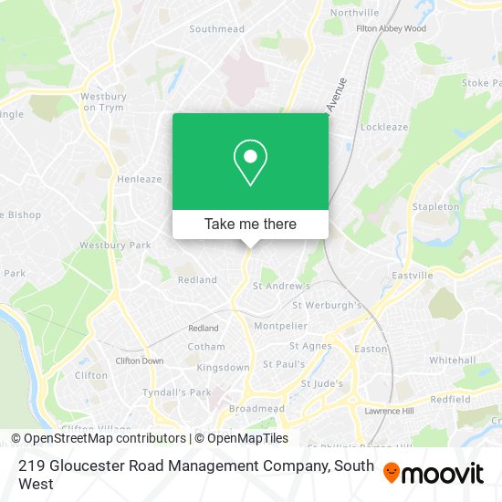 219 Gloucester Road Management Company map