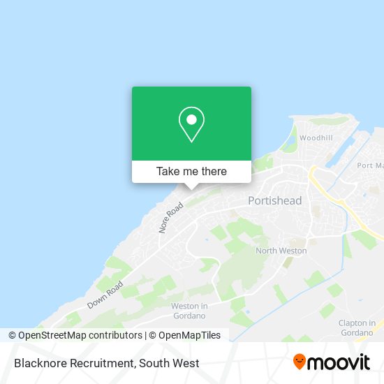 Blacknore Recruitment map