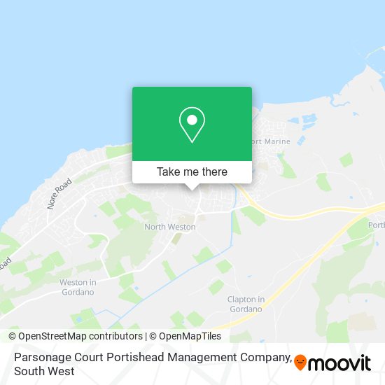 Parsonage Court Portishead Management Company map