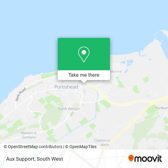 Aux Support map