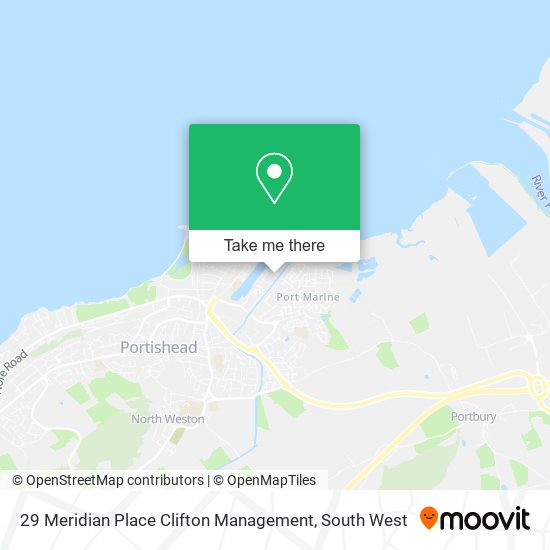 29 Meridian Place Clifton Management map