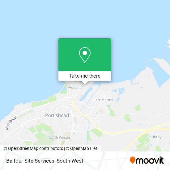 Balfour Site Services map