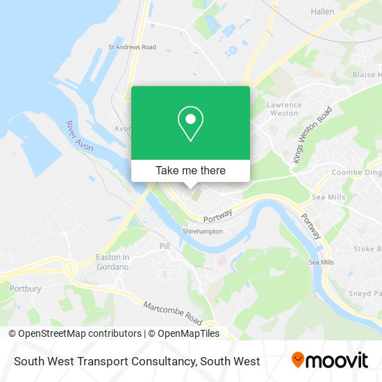 South West Transport Consultancy map