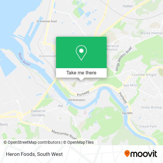 Heron Foods map