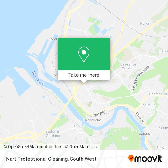 Nart Professional Cleaning map