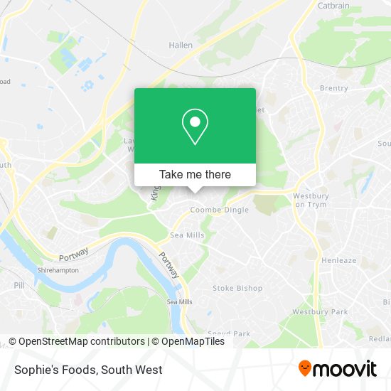 Sophie's Foods map
