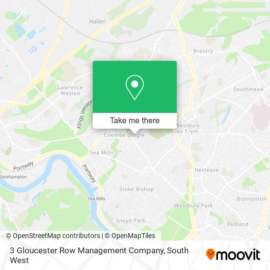 3 Gloucester Row Management Company map