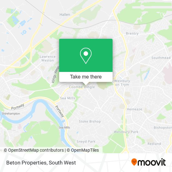 Beton Properties map