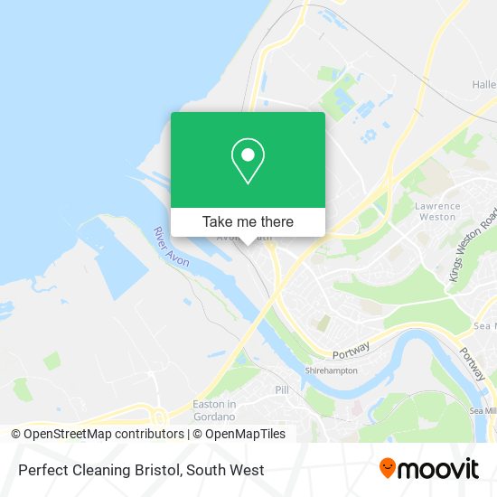 Perfect Cleaning Bristol map