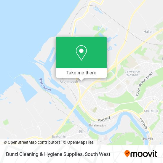 Bunzl Cleaning & Hygiene Supplies map