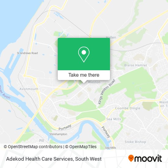 Adekod Health Care Services map