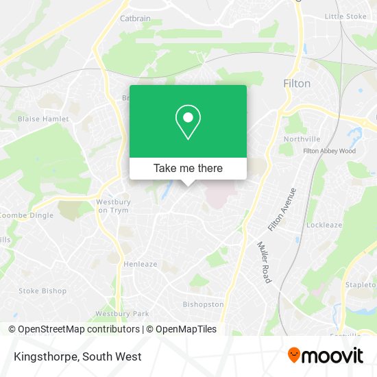 Kingsthorpe map