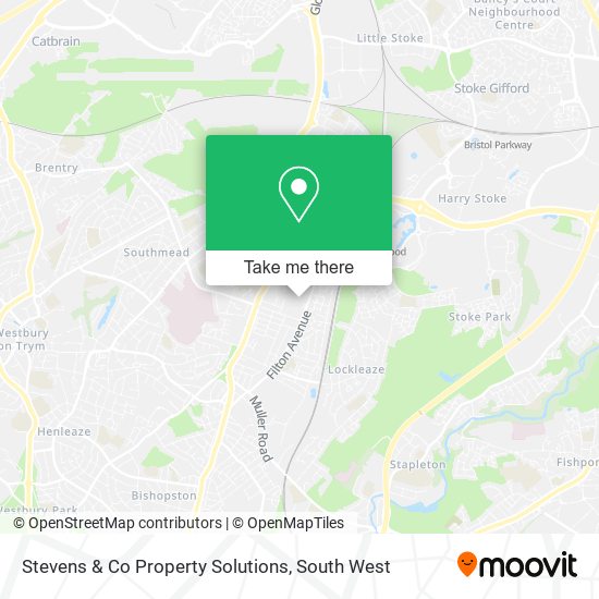 Stevens & Co Property Solutions map