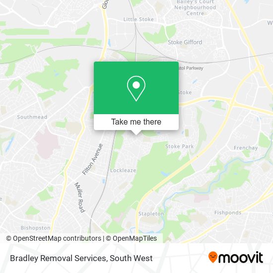 Bradley Removal Services map