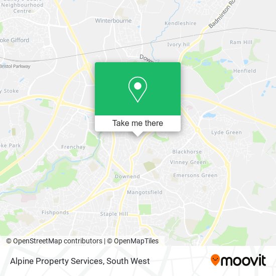 Alpine Property Services map