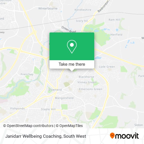 Janidarr Wellbeing Coaching map