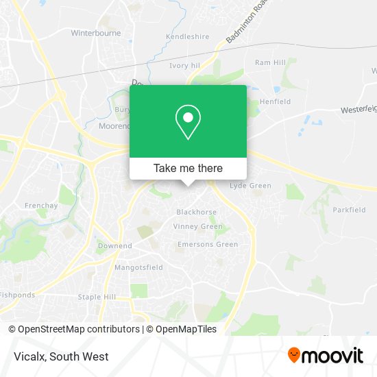 Vicalx map