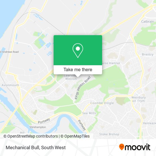 Mechanical Bull map