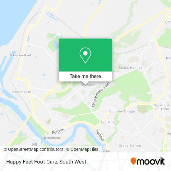 Happy Feet Foot Care map