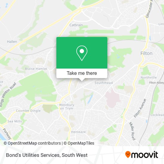 Bond's Utilities Services map