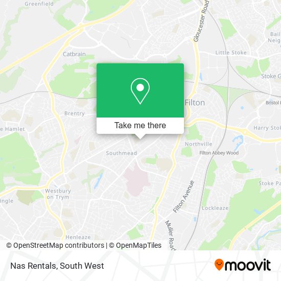Nas Rentals map