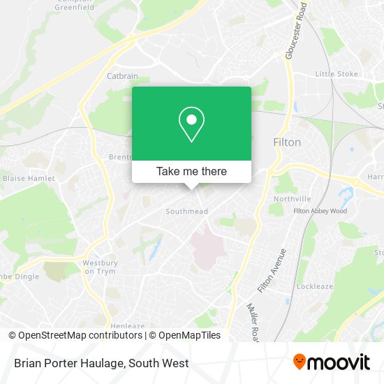 Brian Porter Haulage map