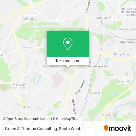 Green & Thomas Consulting map