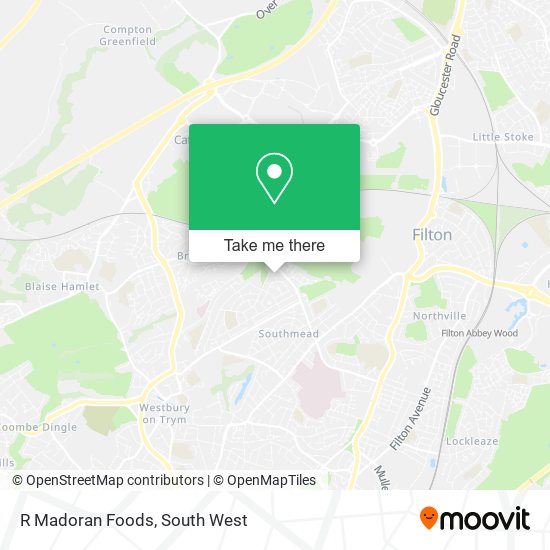 R Madoran Foods map