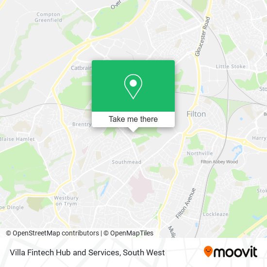 Villa Fintech Hub and Services map